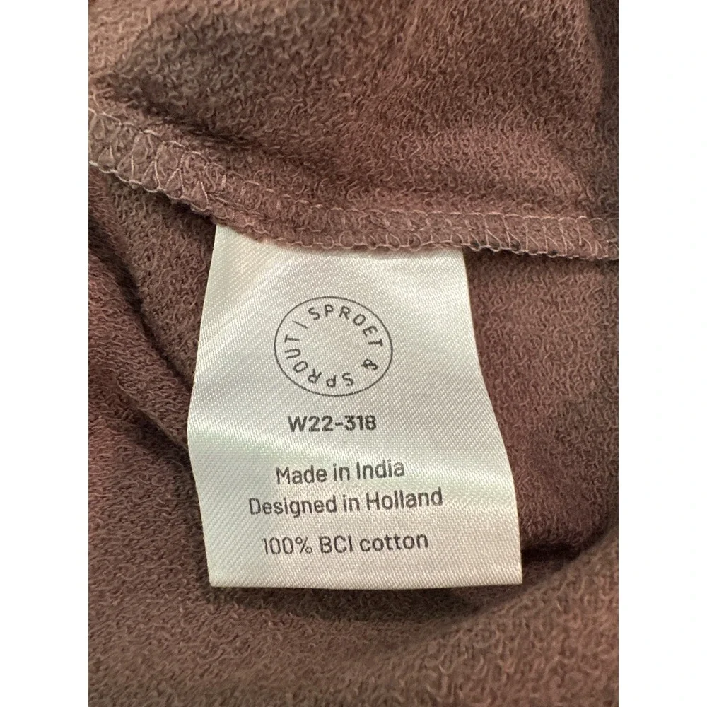 Sproet & Sprout Baby Peace Sign Henley and Jogger Set Brown W22-318 W22-413 6M